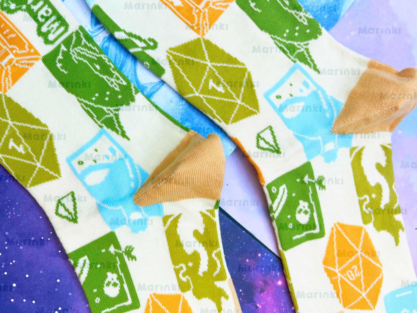 dnd socks - Cotton Socks EU 38-41, US Men 6 - 9,5, US Women 7,5 - 11,5