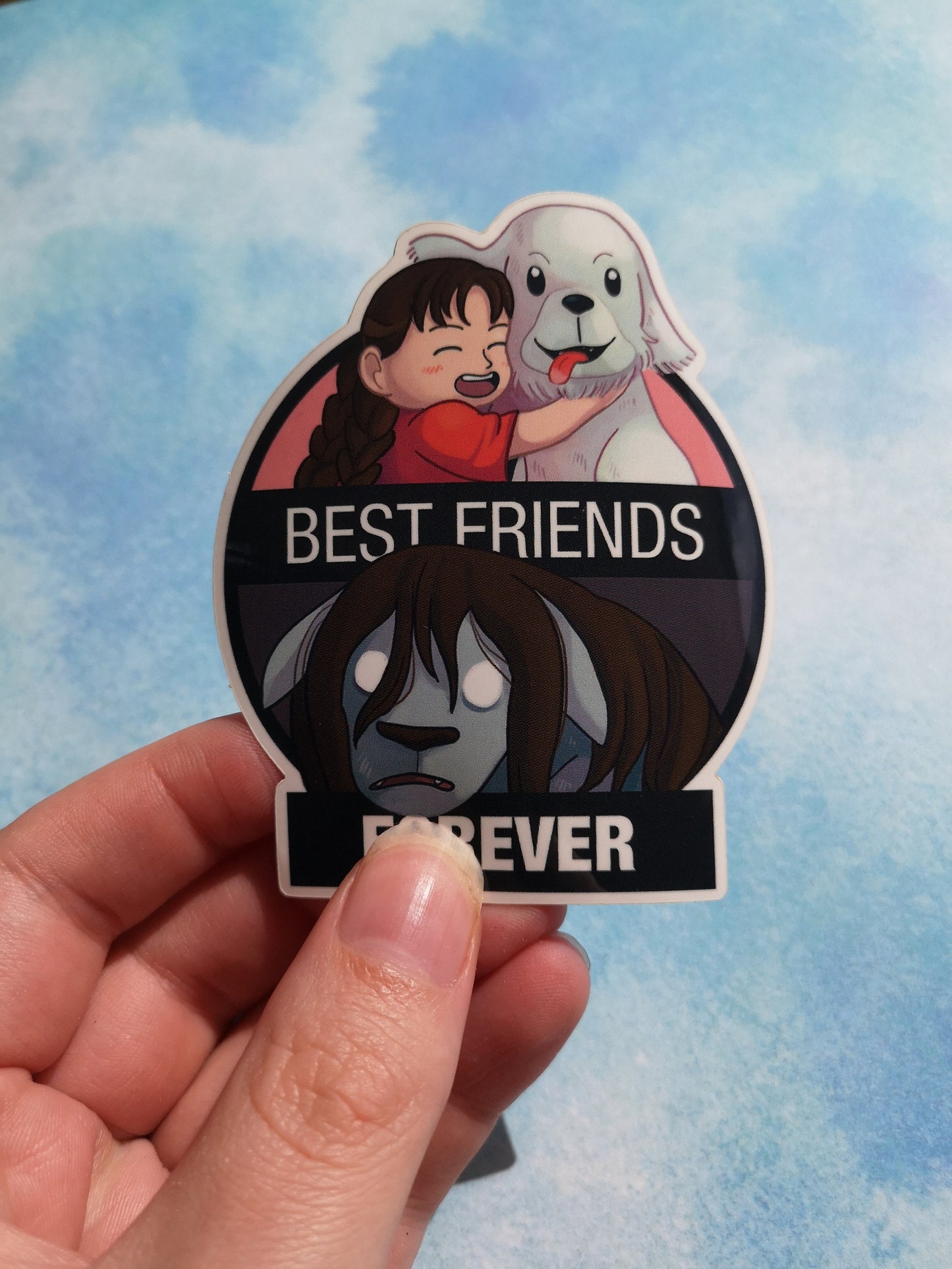 fullmetal alchemist nina and alexander - best friends forever sticker meme