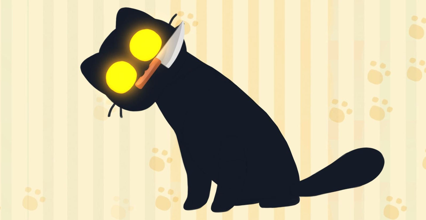 Vtuber - Void cat black cat - Fully Body/Fully rigged Live2D Avatar