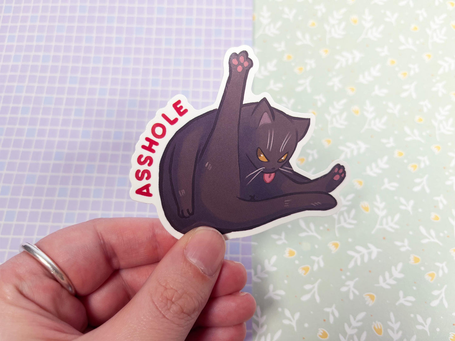 Void cat asshole sticker | 8CM Sticker Vinyl