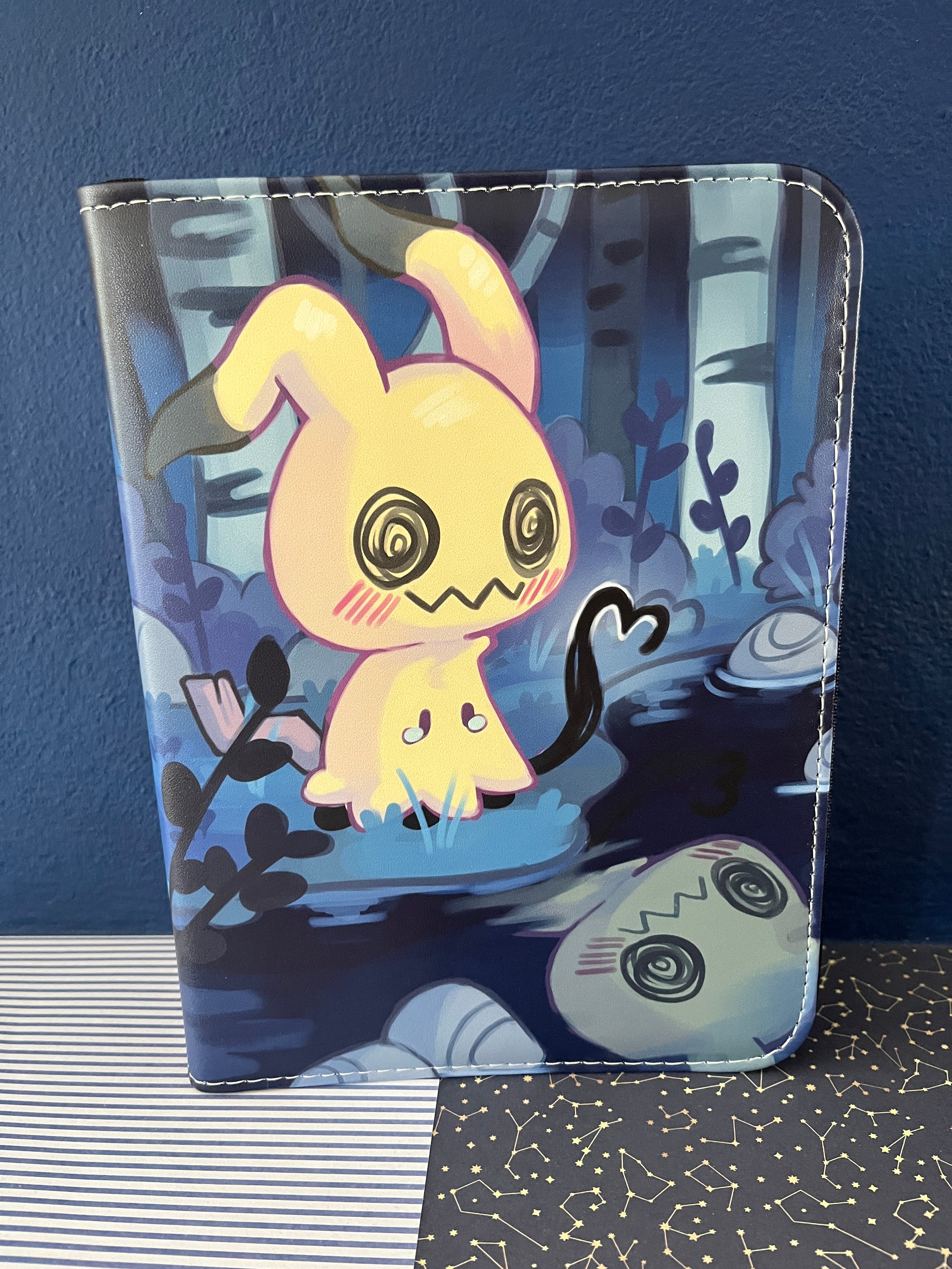 Collectable card binder Pokemon Mimikyu / 4 pocked MarinkiArt Collectable card binder Pokemon Mimikyu / 4 pocked MarinkiArt