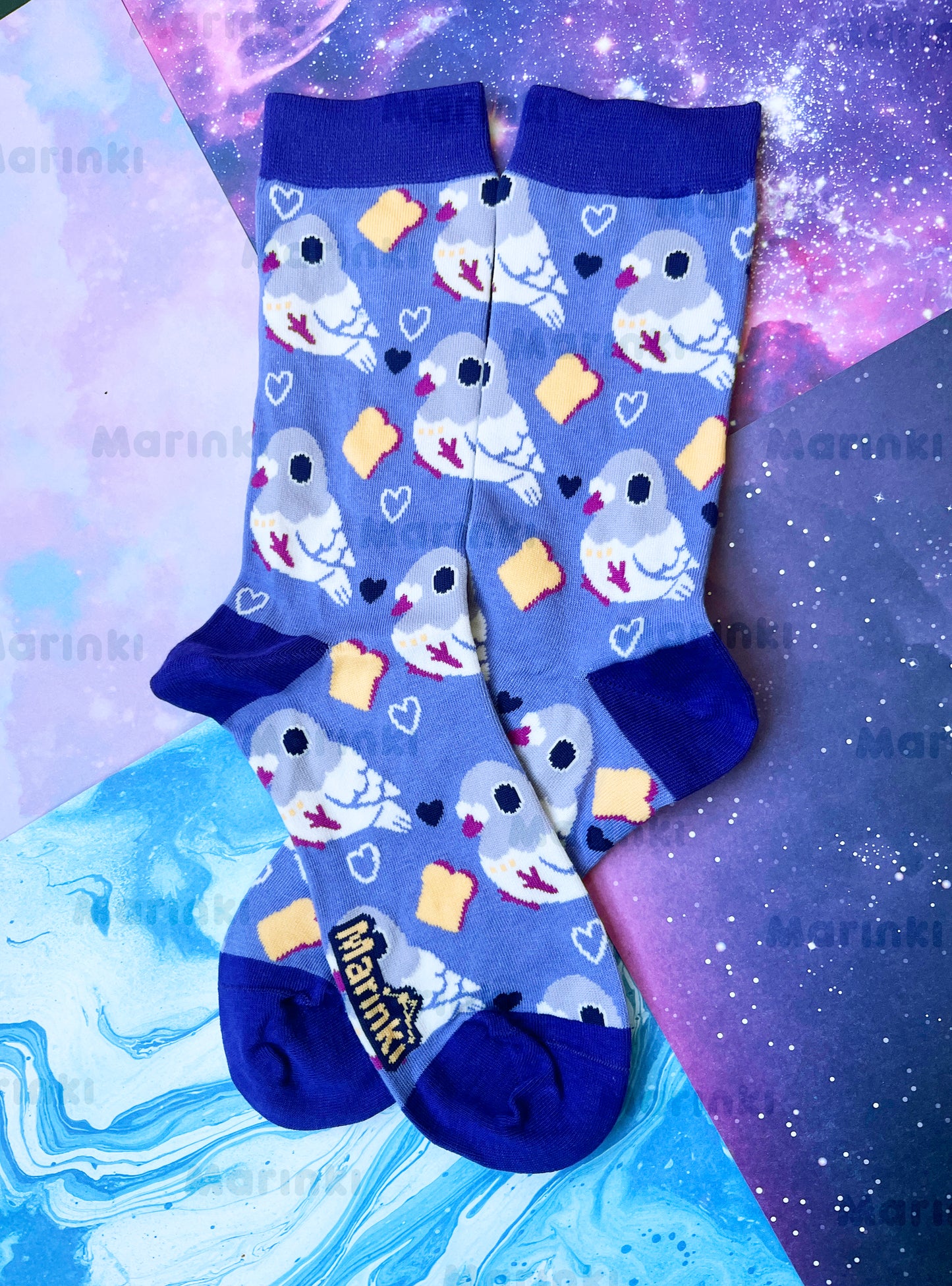 Pigeon socks - Cotton Socks EU 38-41, US Men 6 - 9,5, US Women 7,5 - 11,5