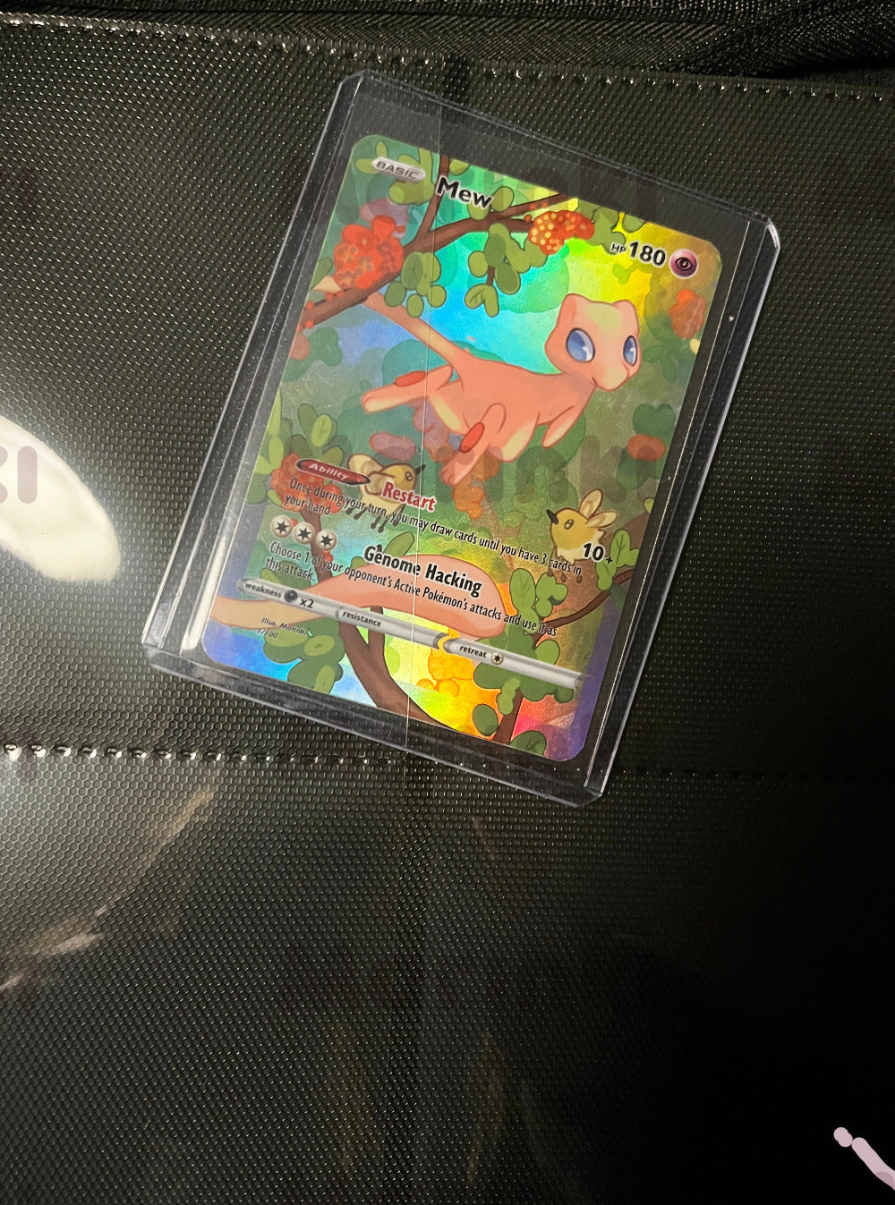 Collectable card TOPLOADER binder Umbreon and Espeon / 4 pocked