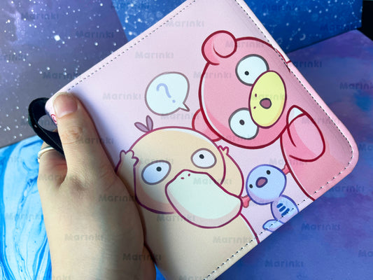 Collectable card binder derpy Pokemon / 1 pocked Toploader