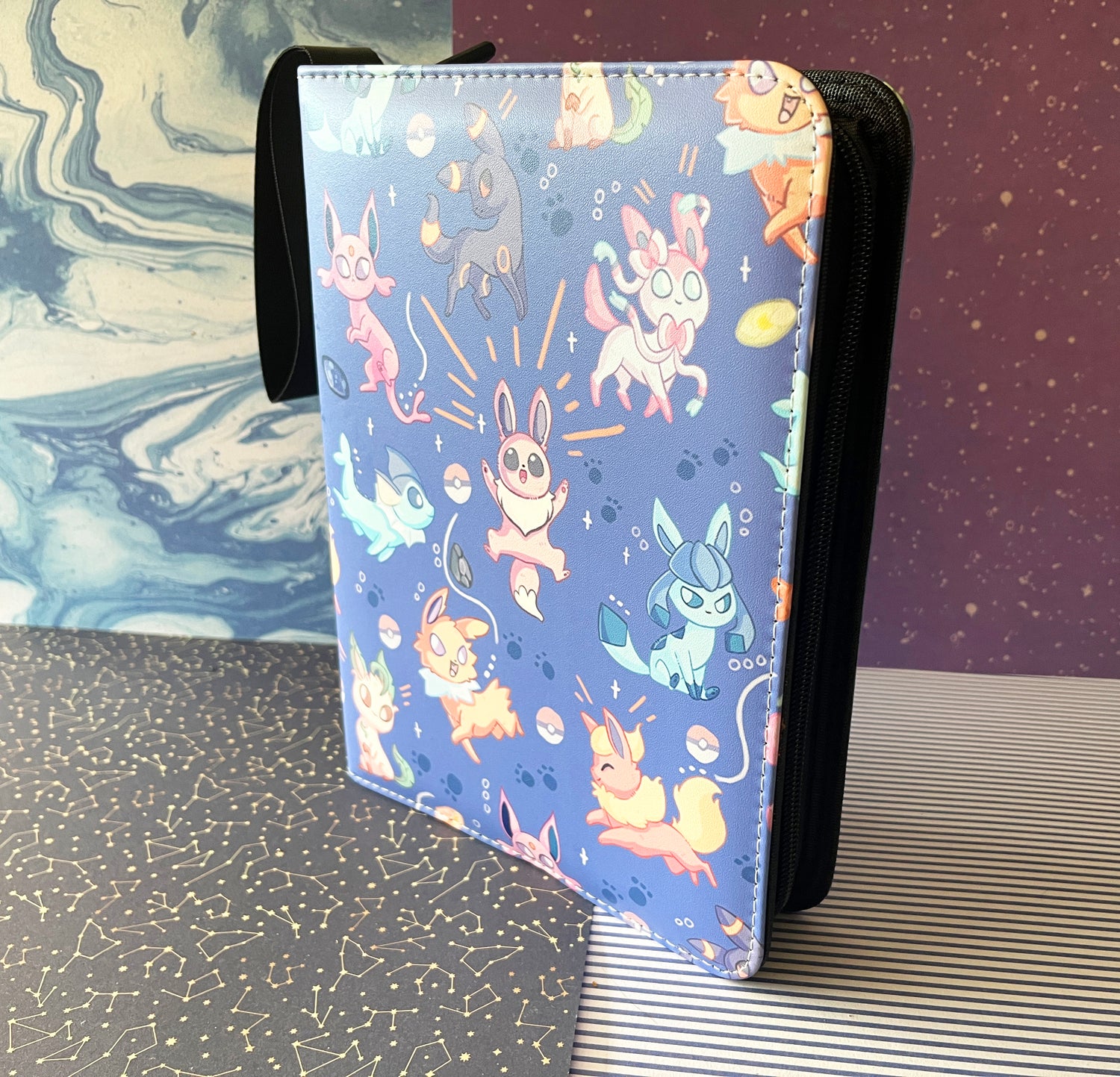 eeveelution card collection binder 