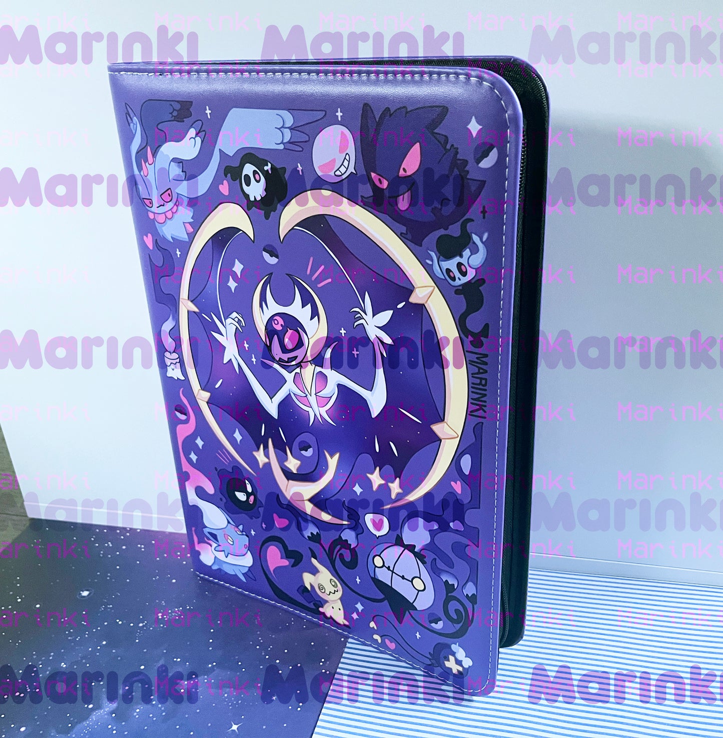 Collectable card binder Ghost pokemon / 4 pocked