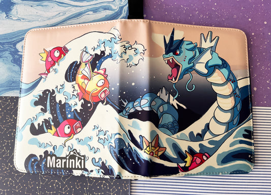 Collectable card binder Magikarp and Gyrados / 4 pocked