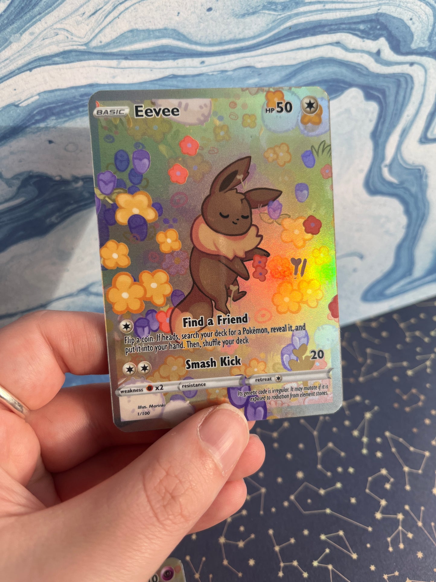 holographic eevee card Pokemon Bundle - Guaranteed 1 Ultra Rare - 5 Eeveelution Holofoil Cards RarityPromo Hit Points60 HP Colorless Quick Draw Flip a coin Pokemon Card Eevee sv8a 125/187