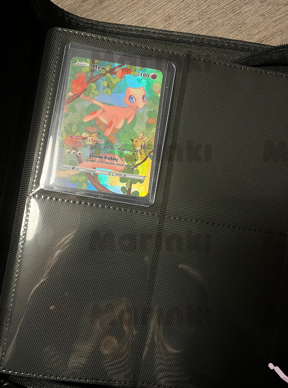 Collectable card TOPLOADER binder Gengar / 4 pocked