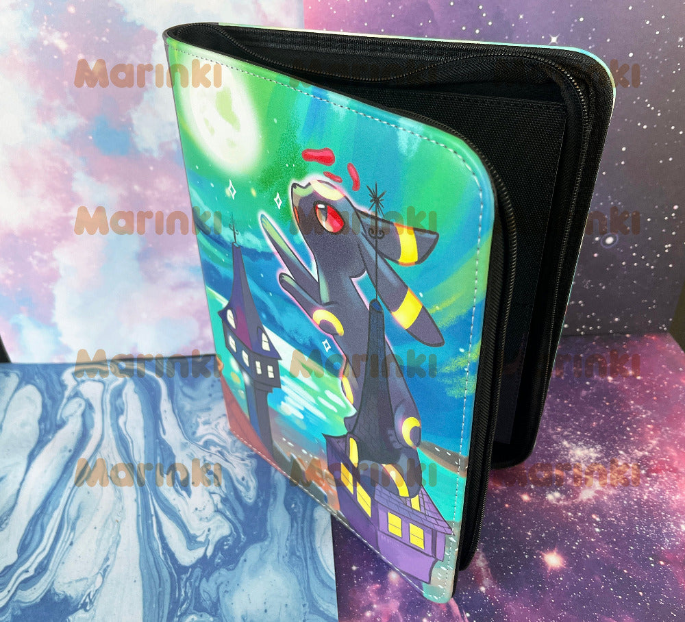 Collectable card TOPLOADER binder Umbreon and Espeon / 4 pocked