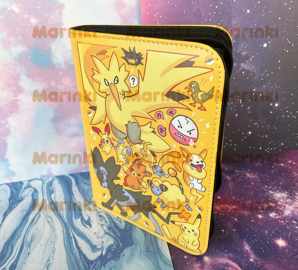 Collectable card binder Electric type / 4 pocked