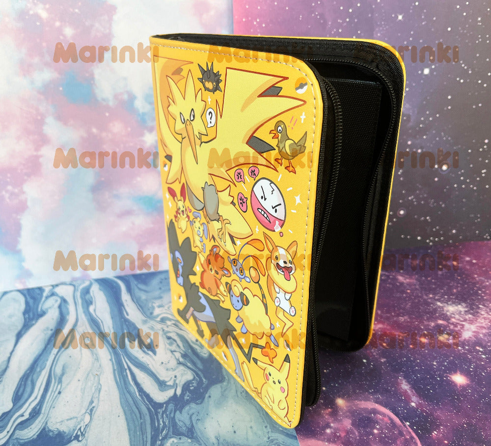 Collectable card binder Electric type / 4 pocked
