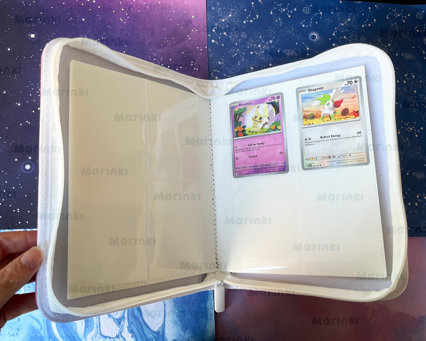 Collectable card binder Fairy type pokemon / 4 pocked
