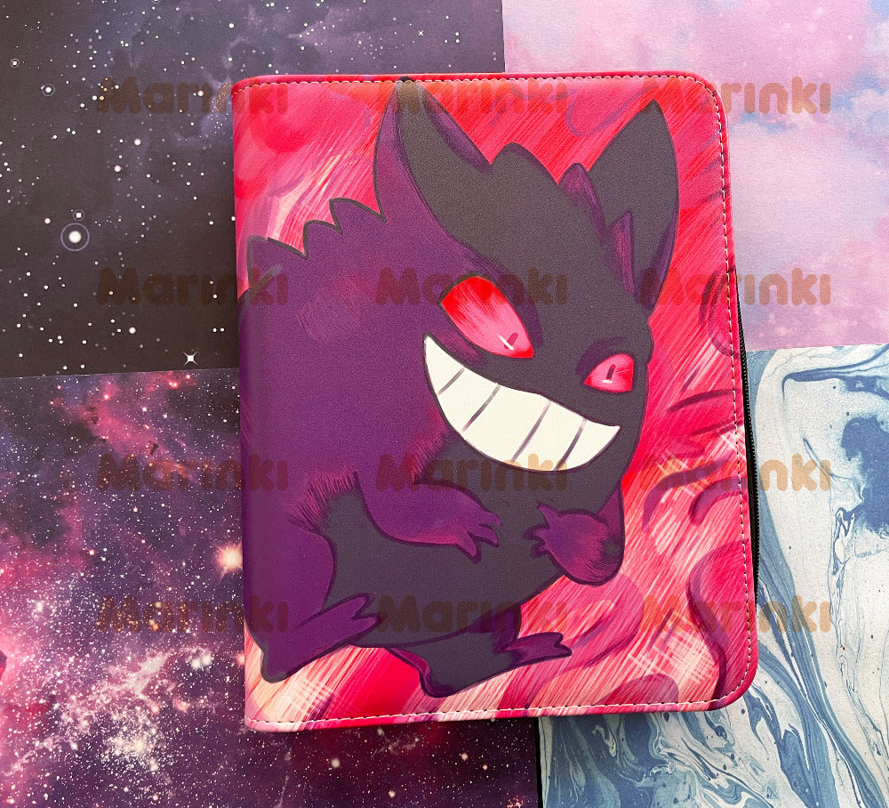 Collectable card TOPLOADER binder Gengar / 4 pocked