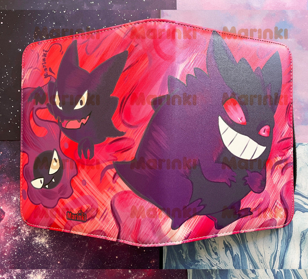 Collectable card TOPLOADER binder Gengar / 4 pocked