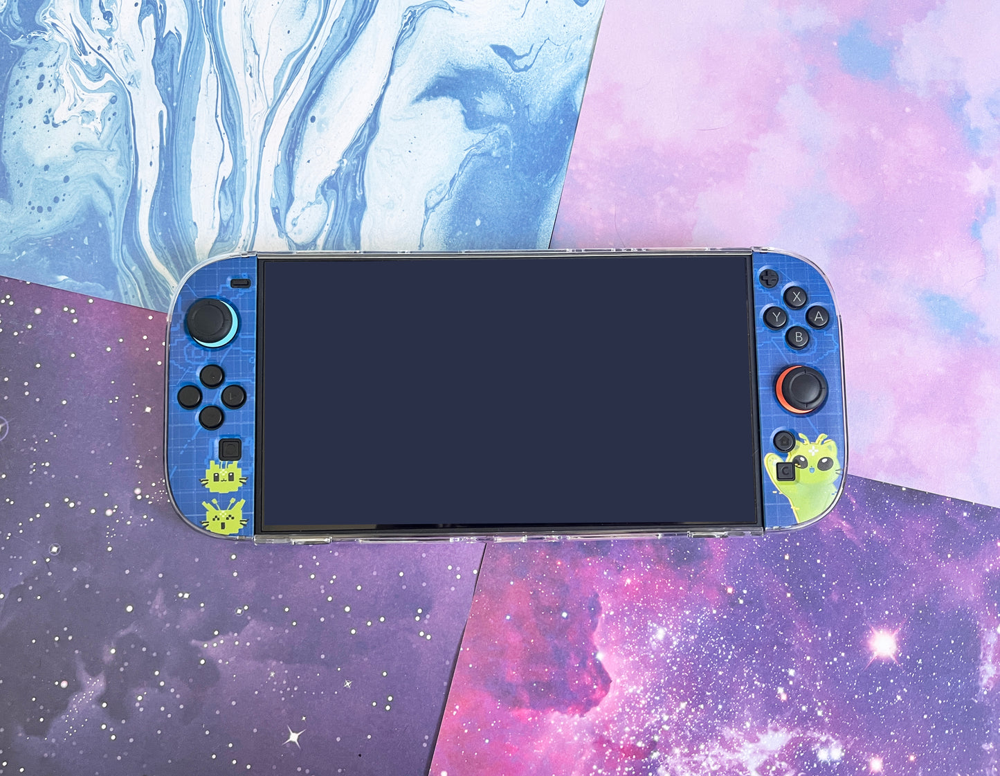 Switch Cover Case for Nintendo Switch 2 - space alien cat