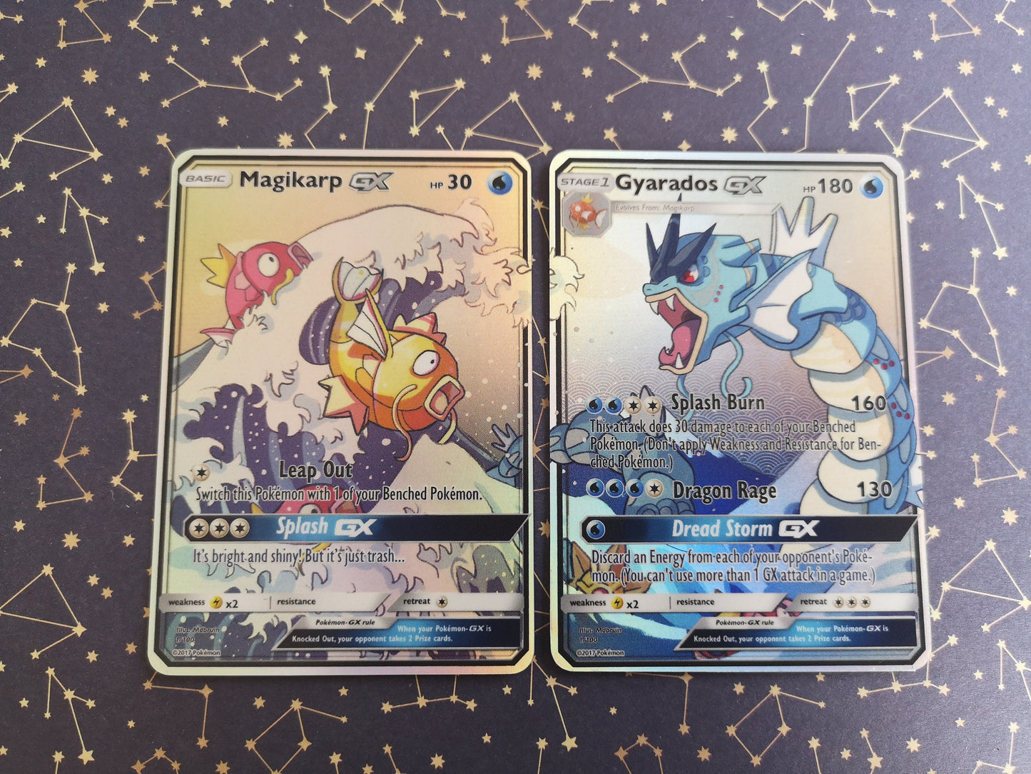 rare magikarp pokemon card Holo Shiny Magikarp or Gyarados / Custom holographic Pokémon card / GX – MarinkiArt