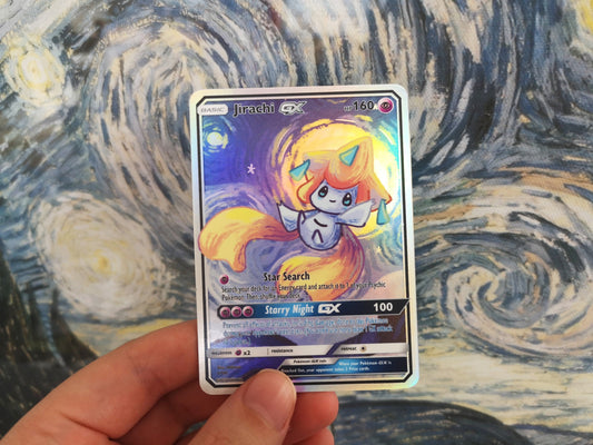 Holo jirachi / Custom holographic Pokémon card / GX card
