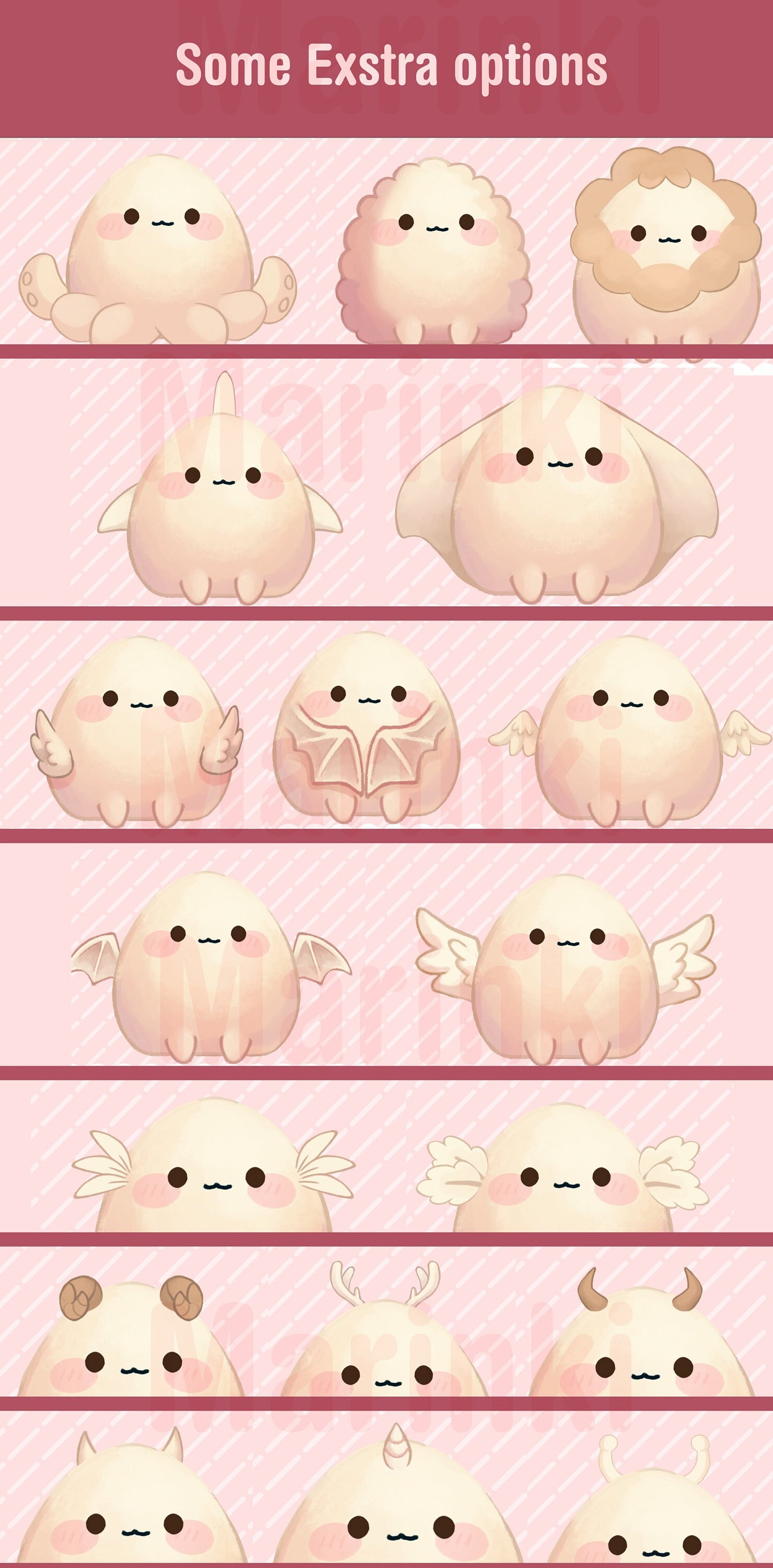 Customizable Vtuber - Blop Combo Pack all my blop packs in one - cat, dog, fox, racoon, cow and more - Fully Body/Fully rigged Live2D Avatar