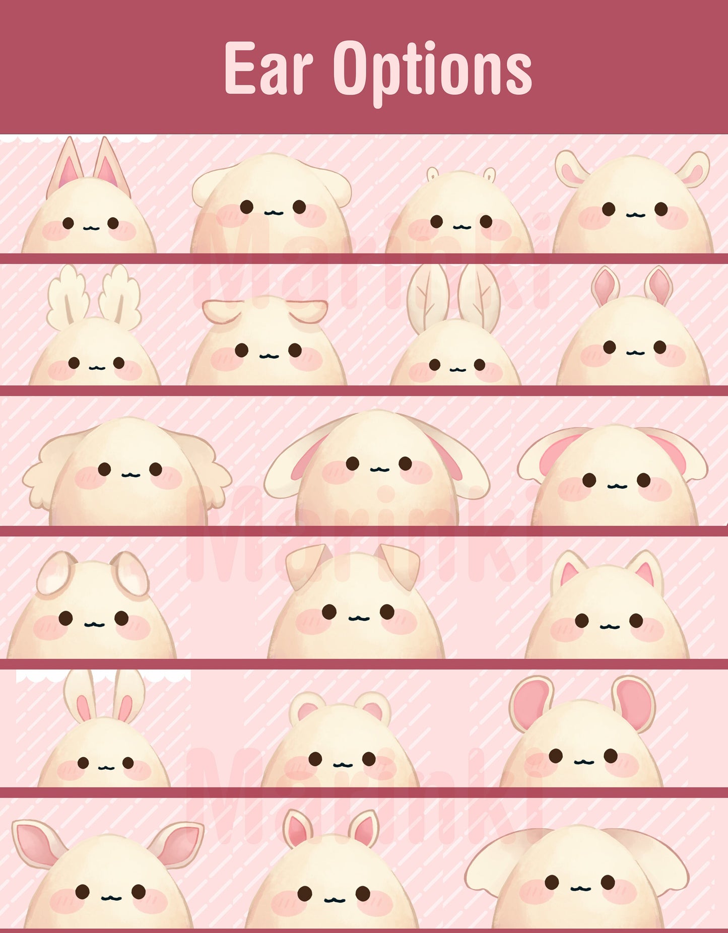 Customizable Vtuber - Blop Combo Pack all my blop packs in one - cat, dog, fox, racoon, cow and more - Fully Body/Fully rigged Live2D Avatar