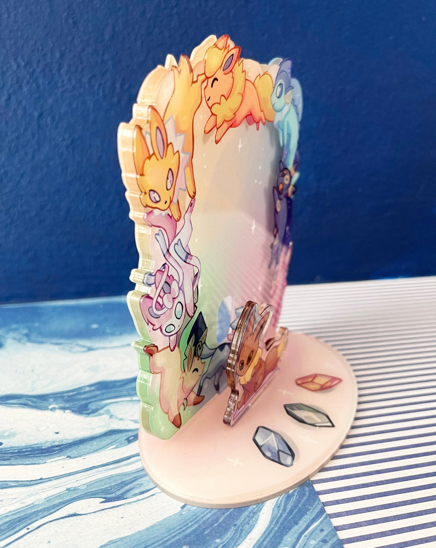 Pokémon card display/standee / eeveelution pokemon / picture standee