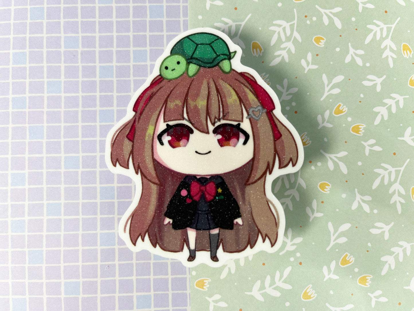 Vtuber sticker | Ironmouse, Neuro-sama, evil Neuro, Henya, Bao, Trickywi  | 8CM glitter Sticker Vinyl