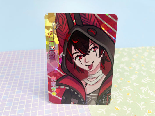 Holographic Vtuber idol cards Kuro Kurenai K9 Kuro