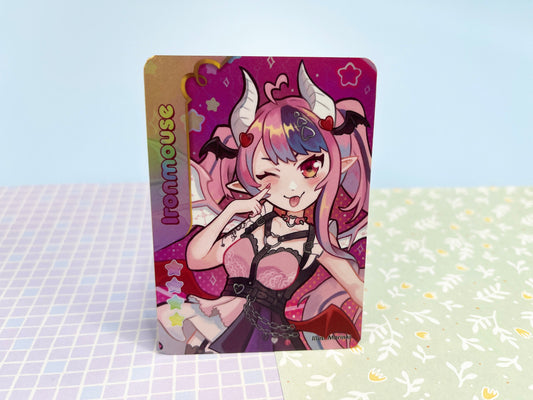 Holographic Vtuber idol cards Ironmouse