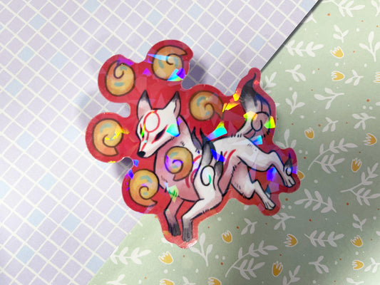 Okami Sticker | 8CM Sticker Vinyl