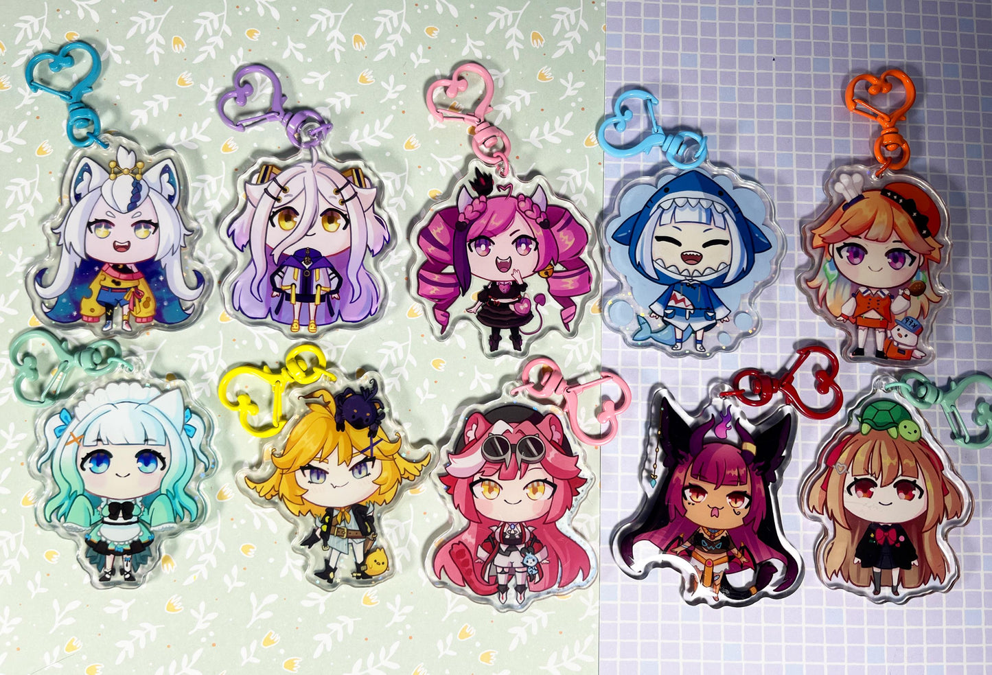 Vtuber charm Dokibird and maid mint