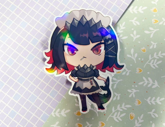 Vtuber Stickers zenless zone zero | Ellen | 8CM Sticker glitter Vinyl