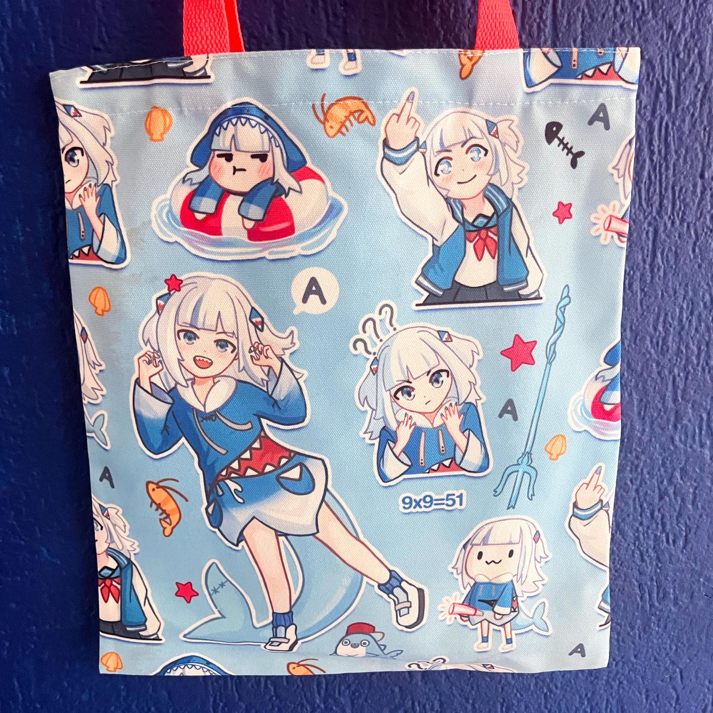 Gura vtuber Tote Bag