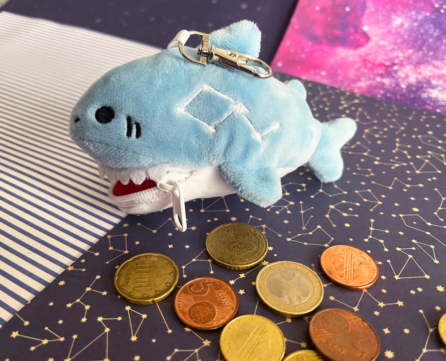 shark coin purse